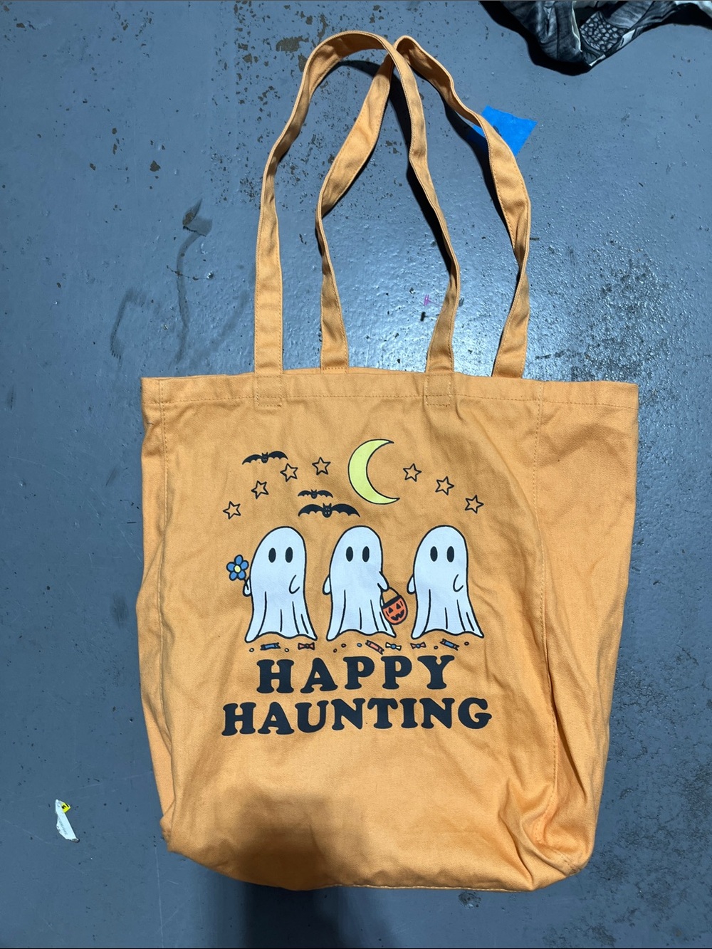 American Eagle Happy Haunting Trick-or-Treat Tote - Orange Halloween